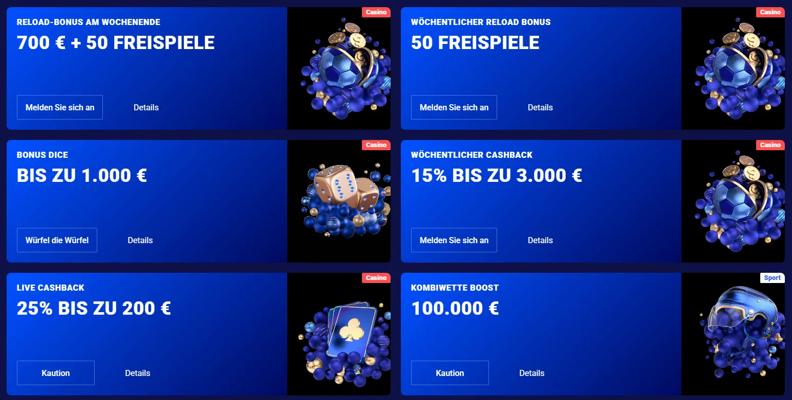 Übersicht zu Frumzi Boni und Codes