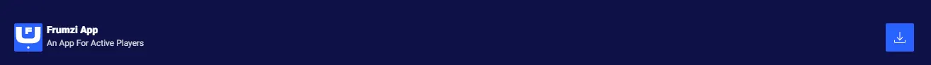 Frumzi mobile casino and sportsbook interface