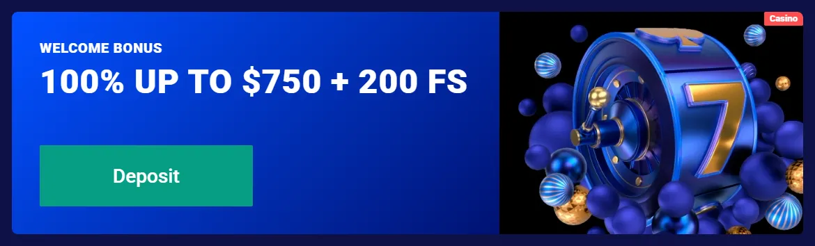 Casino welcome offer with free spins