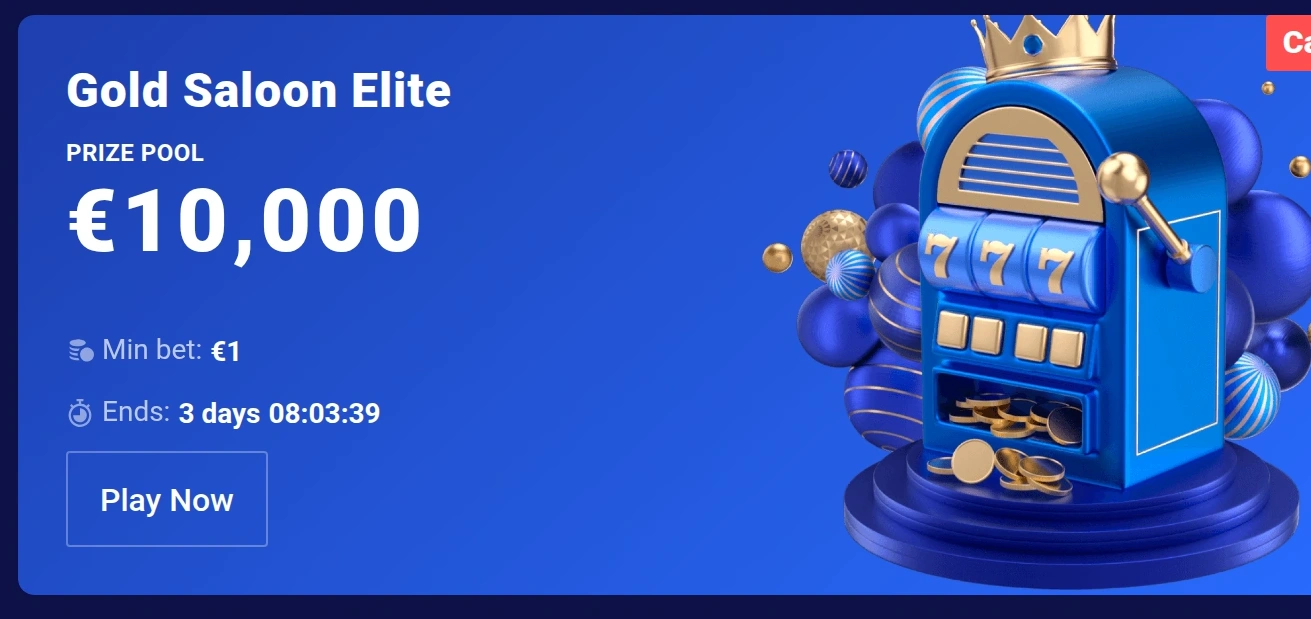 Live casino tournament prize leaderboard