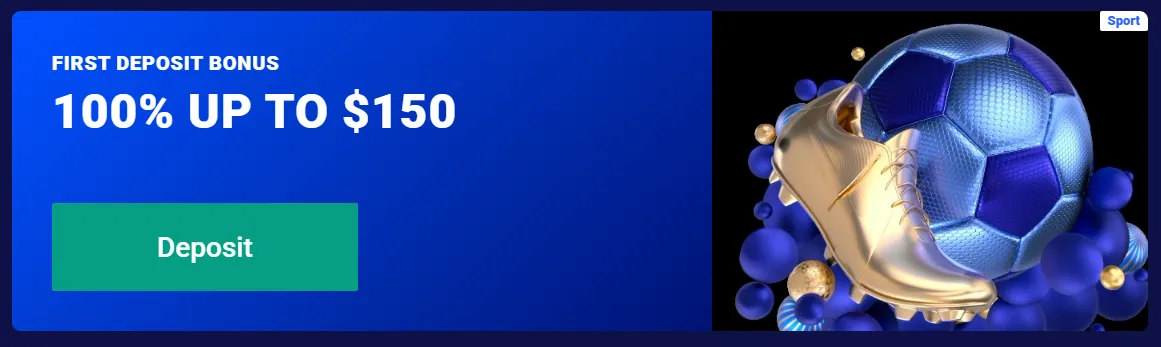 Sports welcome bonus and accumulator boost