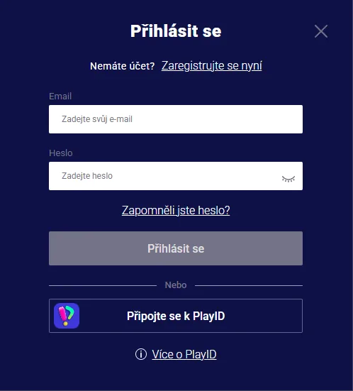 Ilustrace přihlášení k účtu Frumzi v mobilním prohlížeči