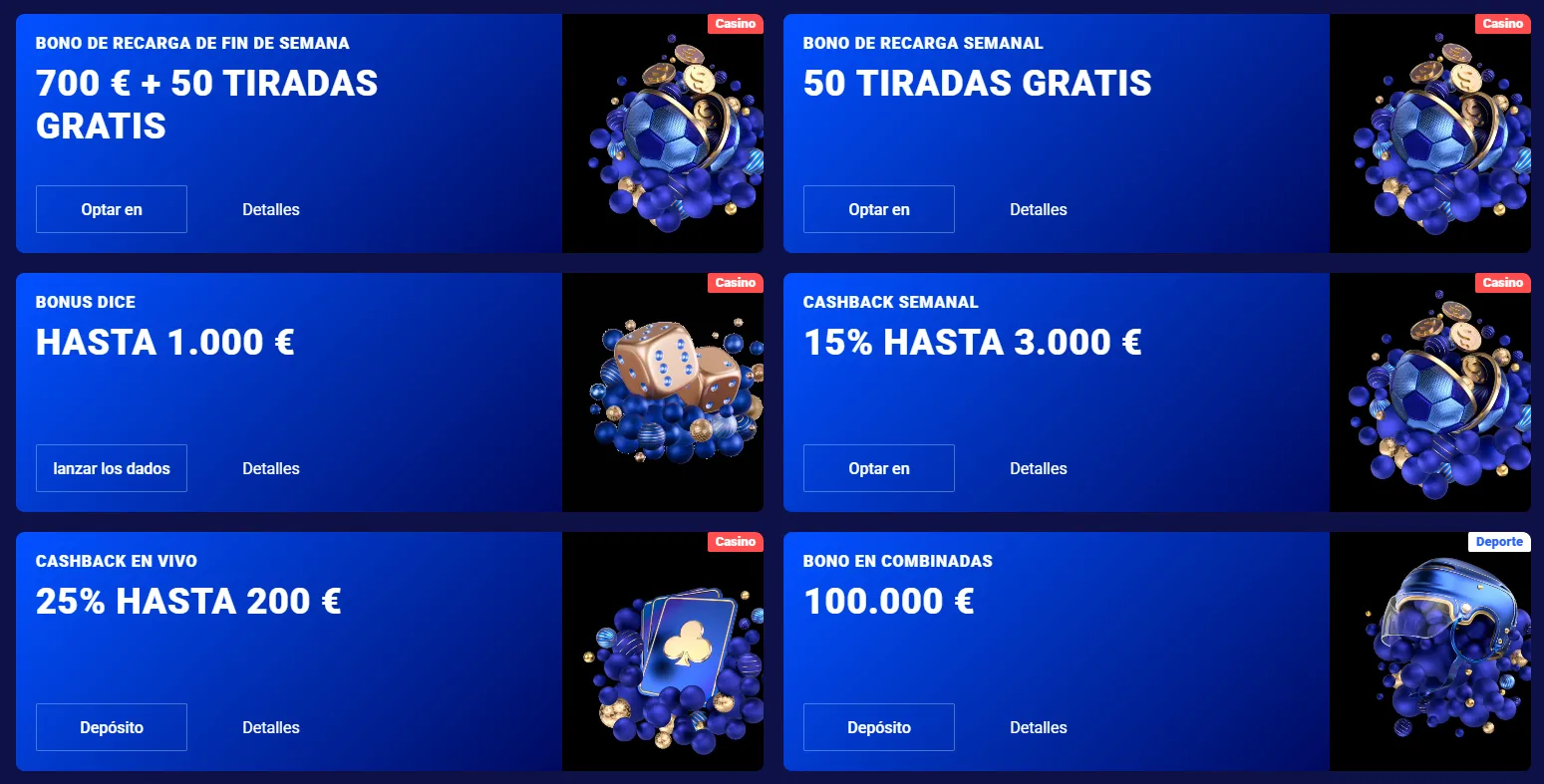Panel de códigos promocionales de Frumzi