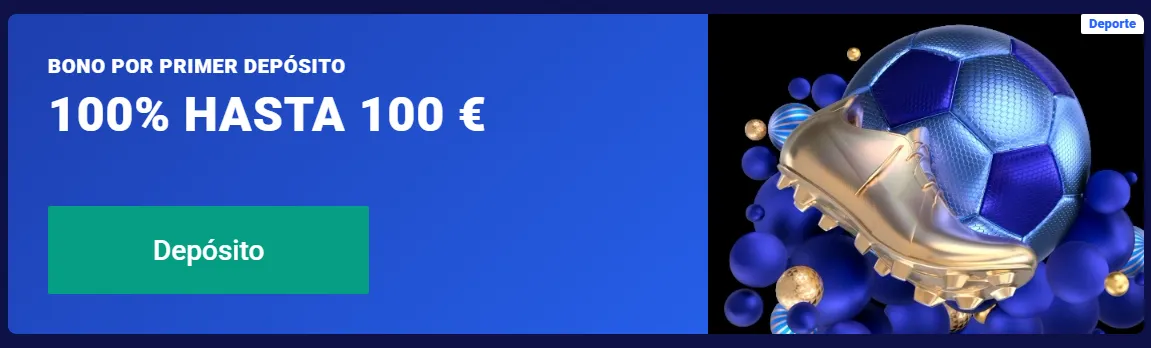Oferta de bienvenida deportiva de Frumzi