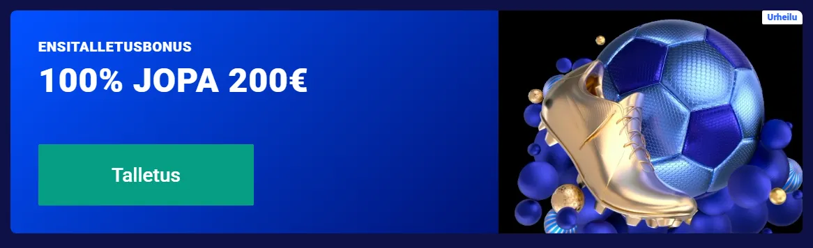Frumzin urheilun ensitalletusbonus ja ehdot