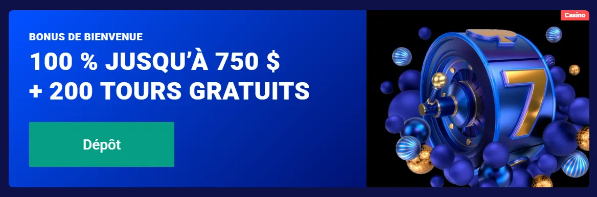 Offre de bienvenue casino Frumzi avec tours gratuits