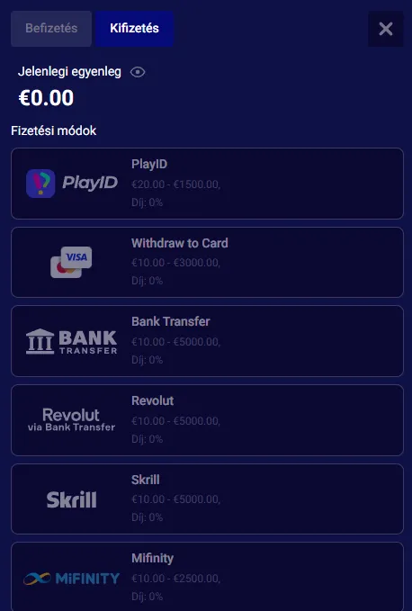 Cash Out lehetőség aktív fogadásoknál