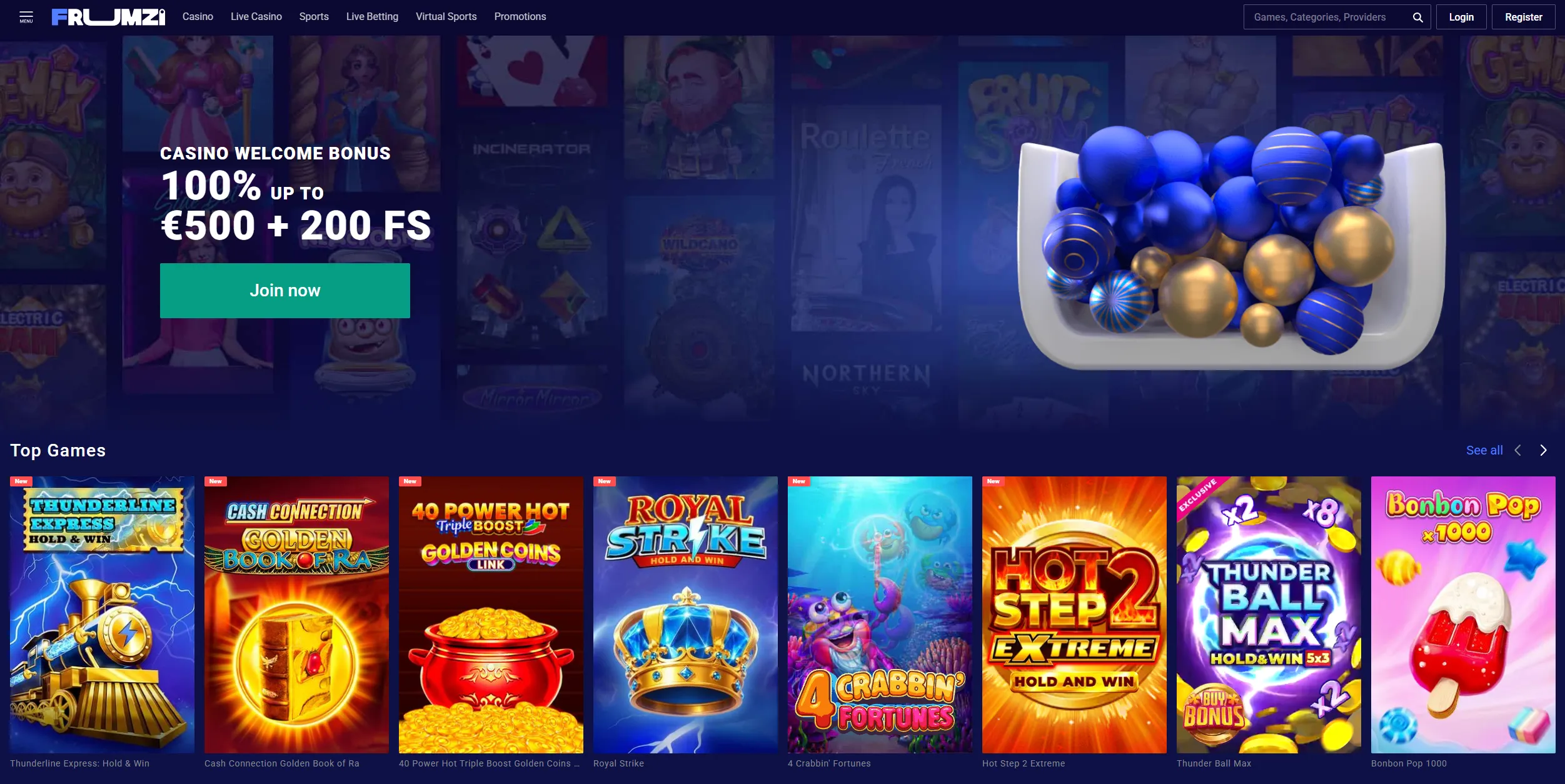 Frumzi casino review illustration