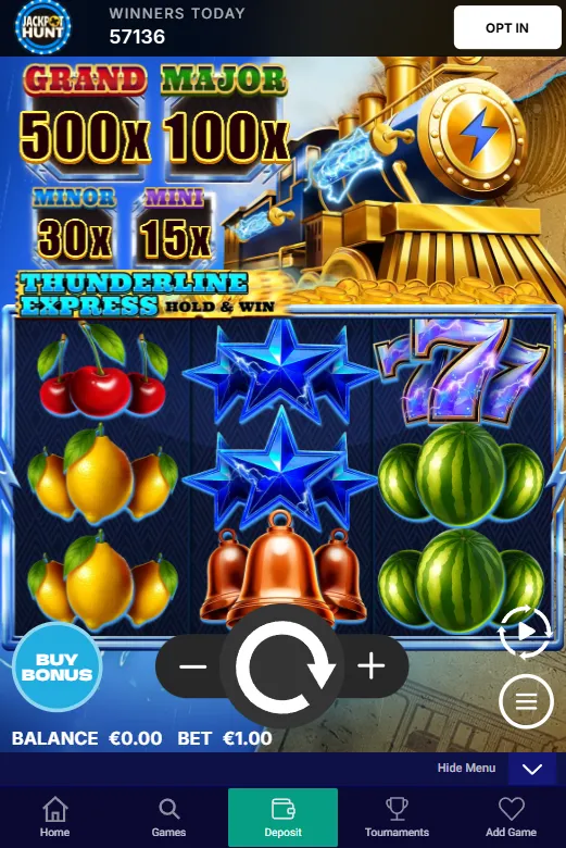 Frumzi casino game cards on mobile browser