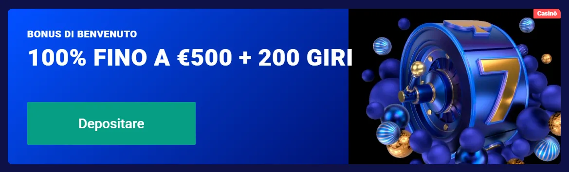 Bonus di benvenuto casino Frumzi con giri