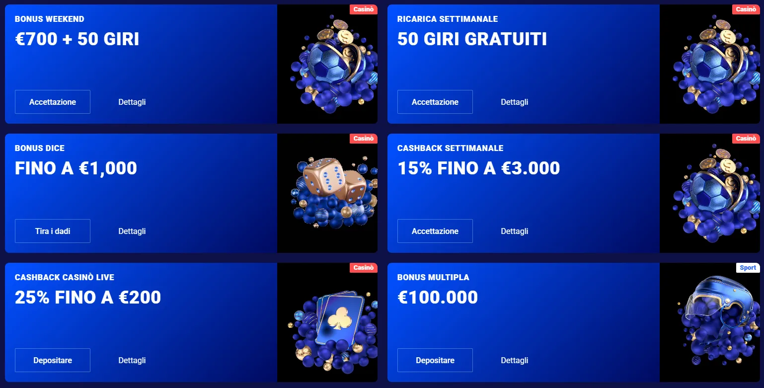 Console dei bonus Frumzi
