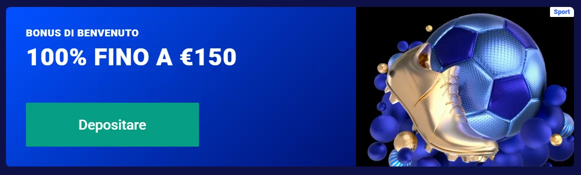 Bonus sportivo di primo deposito Frumzi