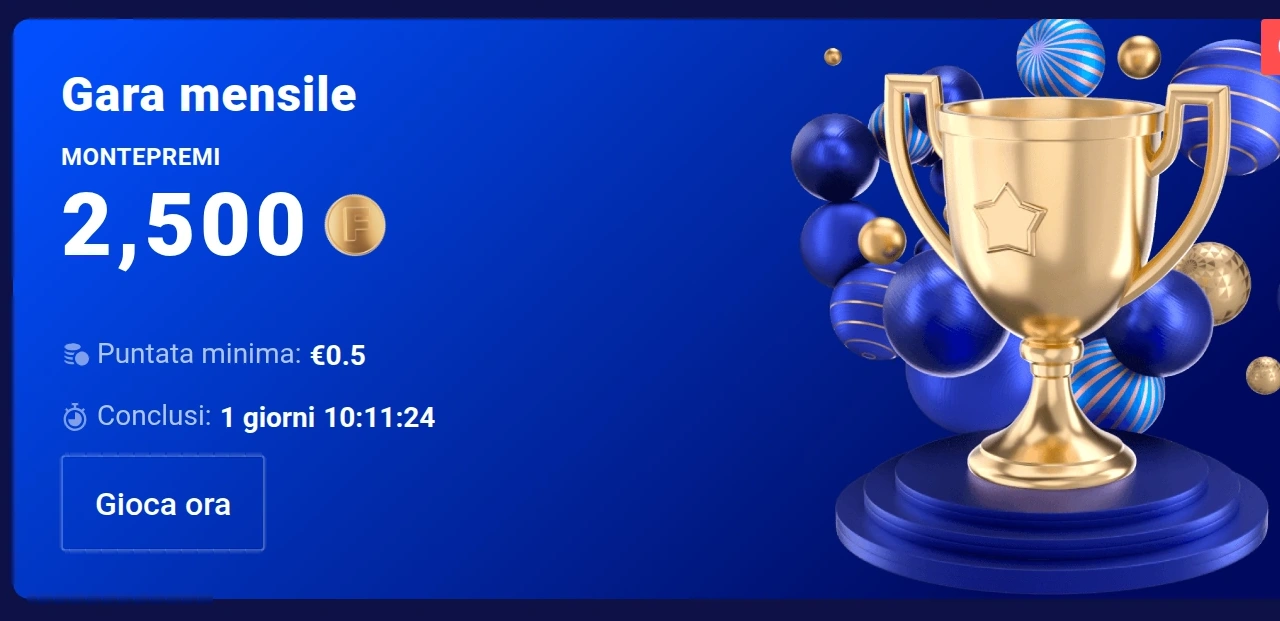 Tornei casino Frumzi con montepremi