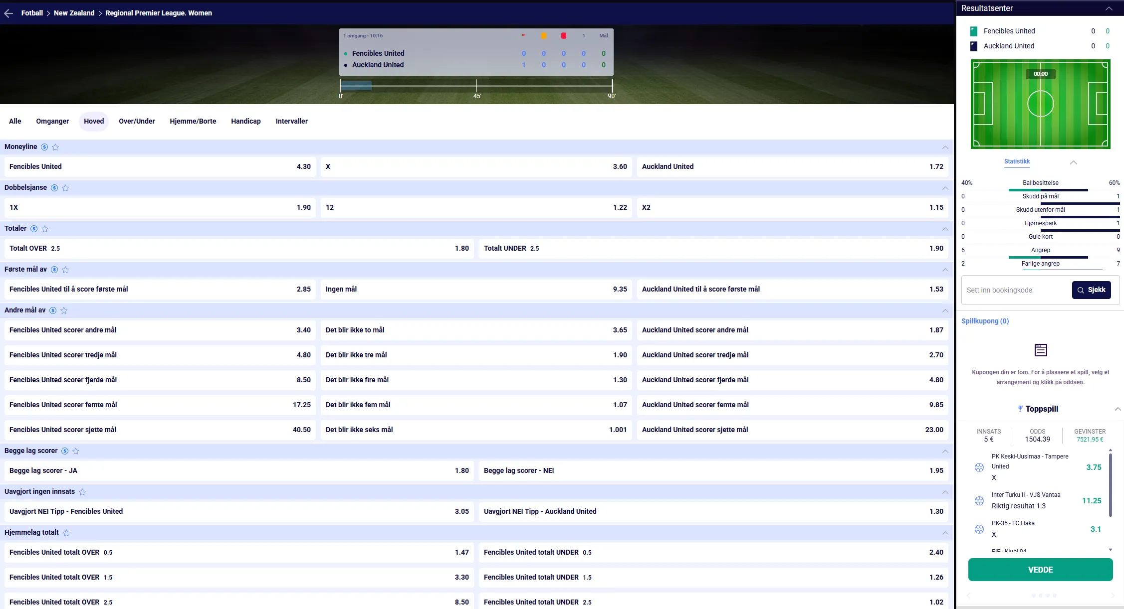 Sportsutvalg med fotball, tennis og e-sport
