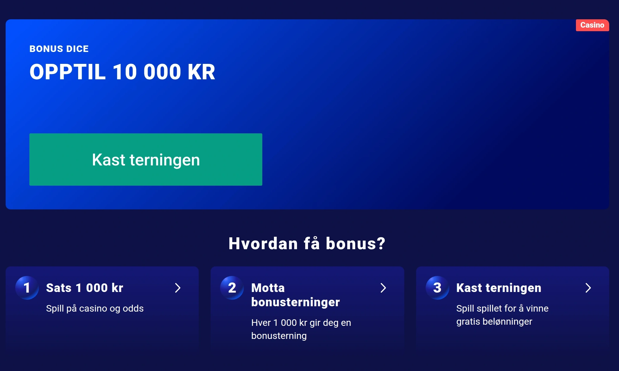 Frumzi-sportsbok med odds og spillkupong