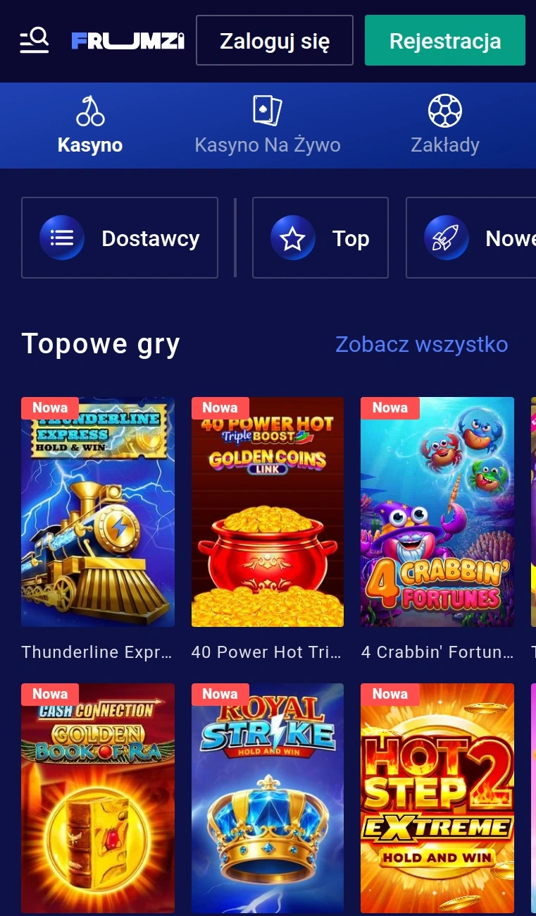 Mobilna strona Frumzi