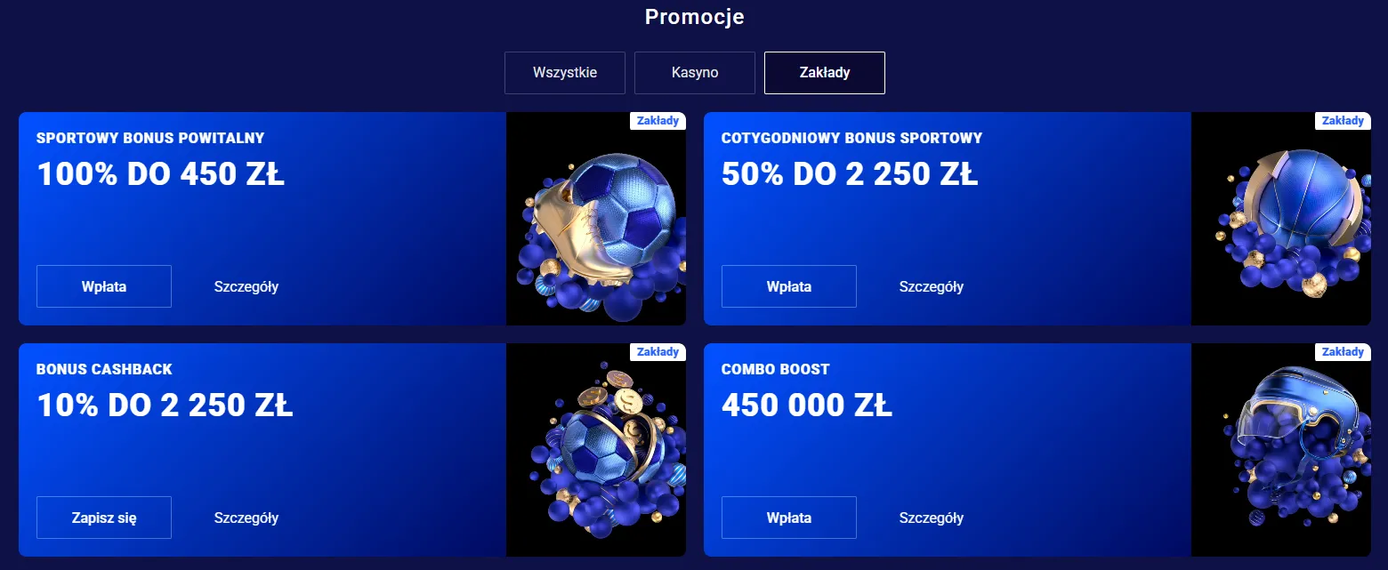 Bonusy i promocje dla zakładów sportowych