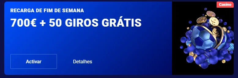 Oferta de boas-vindas