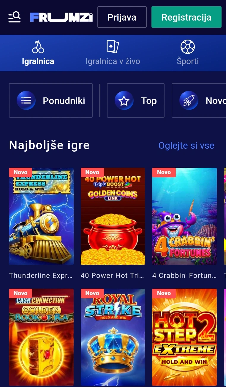 Mobilna uporaba Frumzi