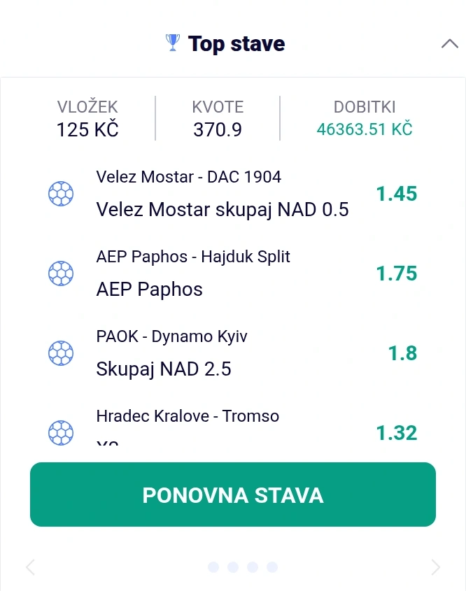 Teniške stave v meniju stavnice Frumzi